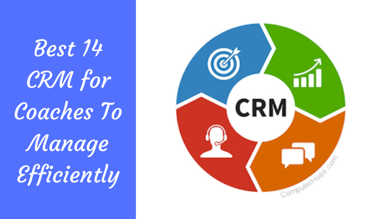 Best CRM systems for lifestyle coaches and consultants